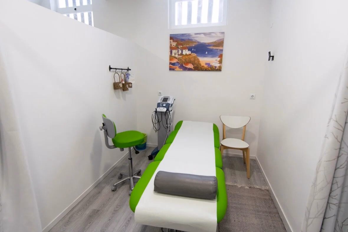 Gabinete de atendimento da Loures Fisioterapia